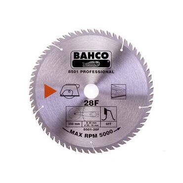 Circular saw blade (extra) fine toothing type no. 8501-(X)F